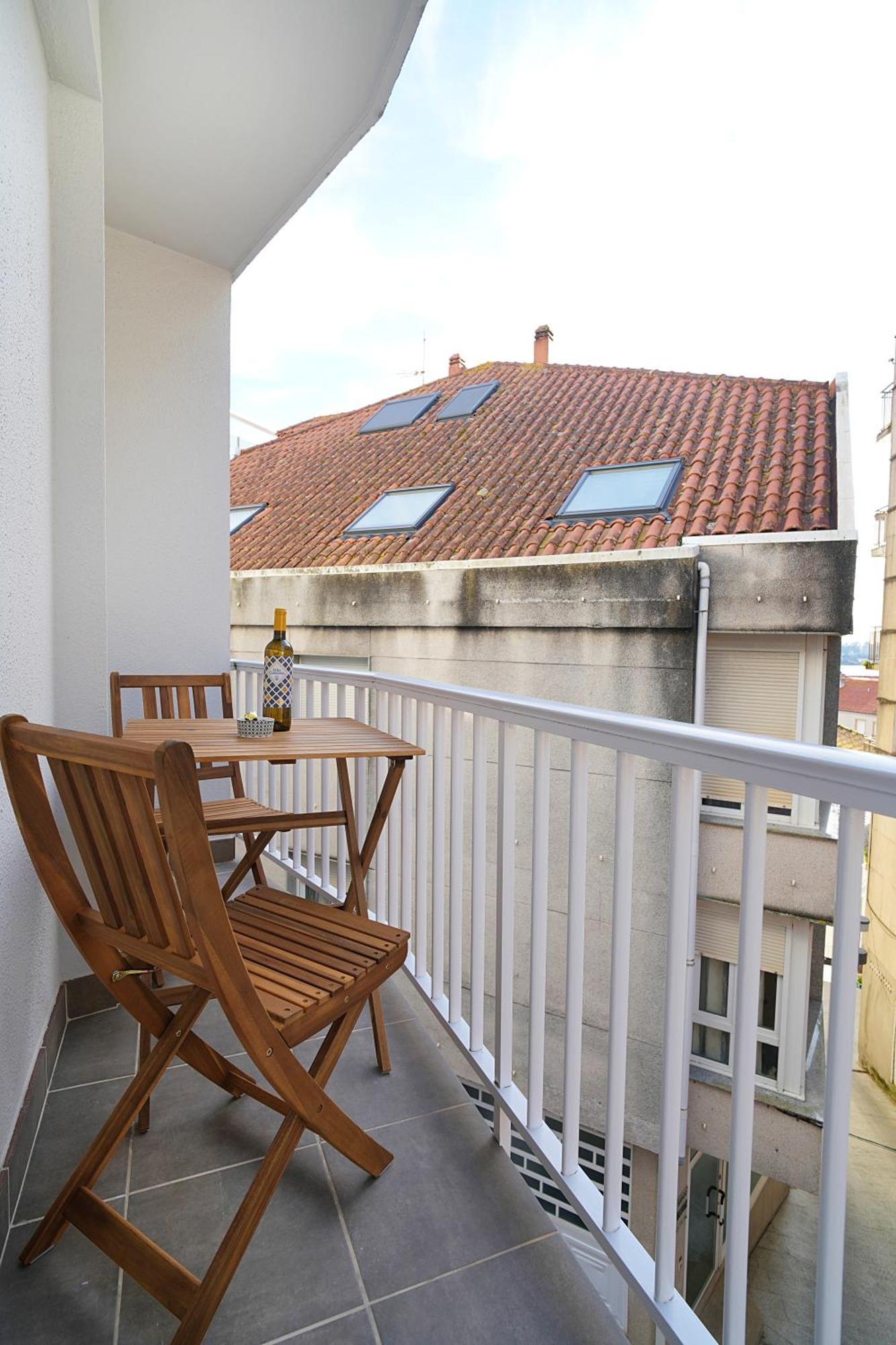Precioso Apartamento En El Centro De Sanxenxo Bagian luar foto